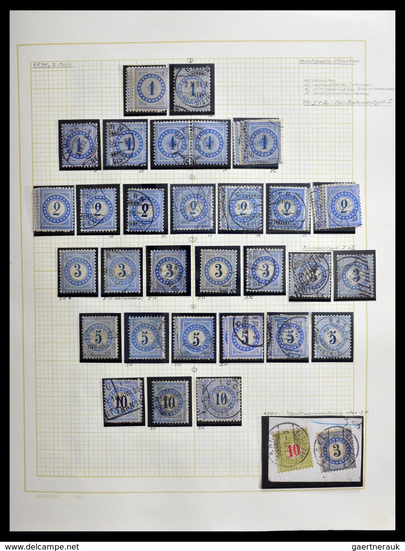 Schweiz - Nebengebiete: 1871-1980: Very nice MNH, mint hinged and used collection back of the book o