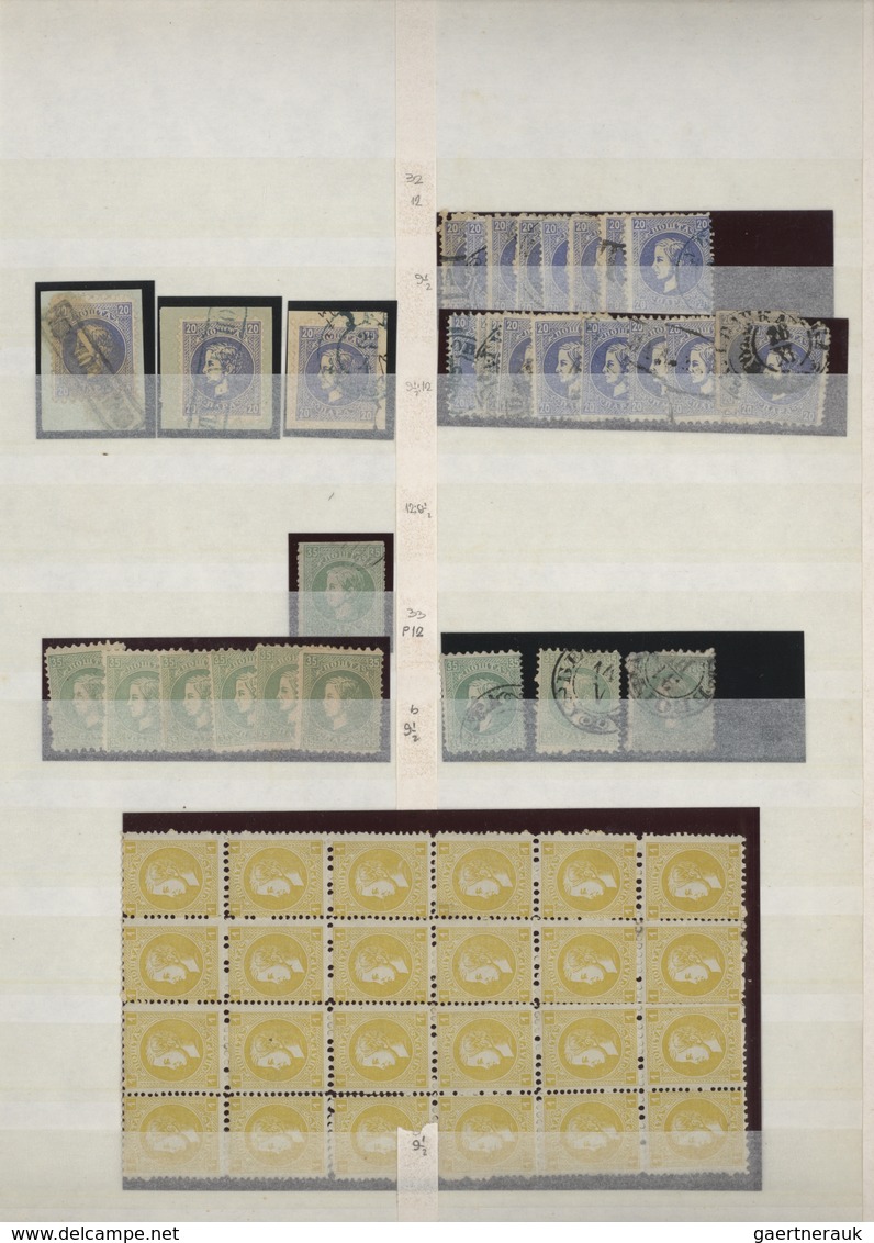 Serbien: 1869/1918, Comprehensive Mint And Used Holding In A Thick Stockbook With Plenty Of Material - Serbien