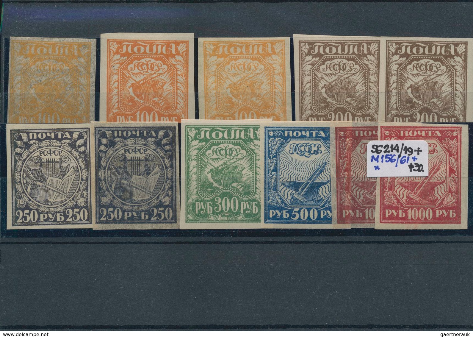 Sowjetunion: 1866/1960 (ca.), Used And Mint Holding On Stockcards, From Some Imperial Russia, Main V - Gebraucht