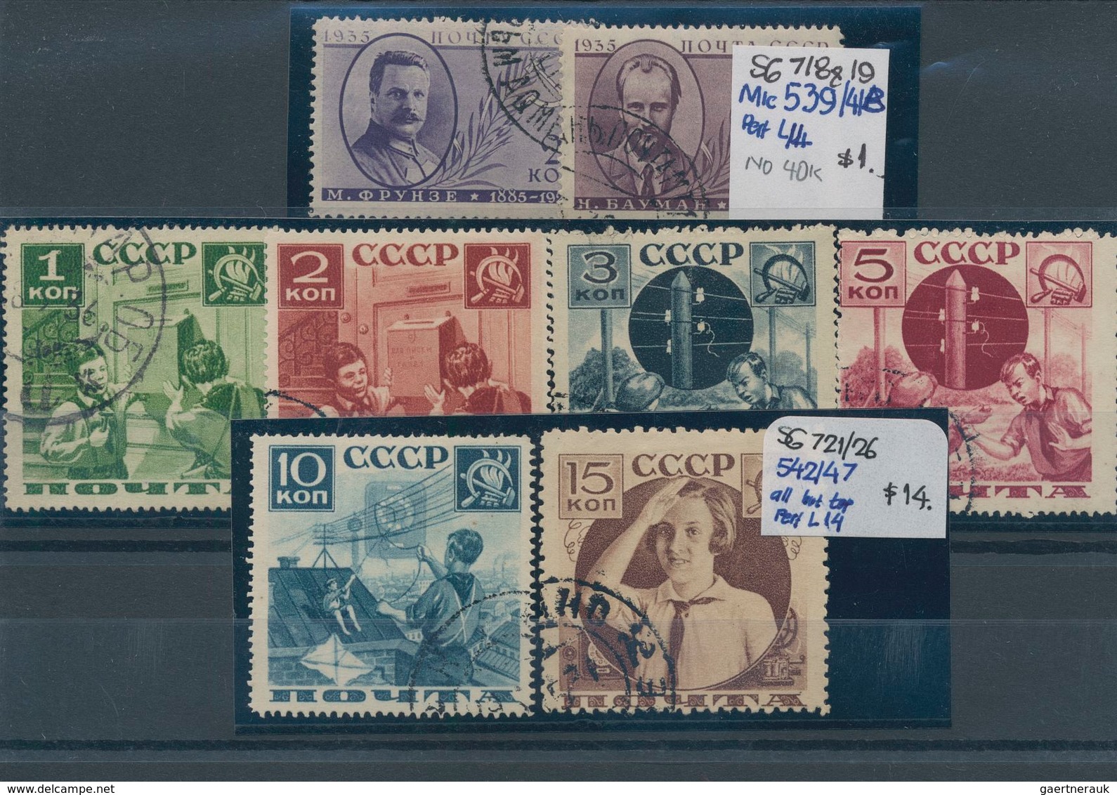 Sowjetunion: 1866/1960 (ca.), used and mint holding on stockcards, from some Imperial Russia, main v