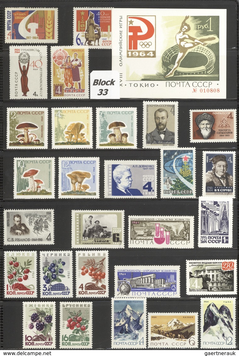 Sowjetunion: 1940/1991, A Splendid Mint Collection In Five Binders, Well Collected Throughout (mainl - Gebraucht