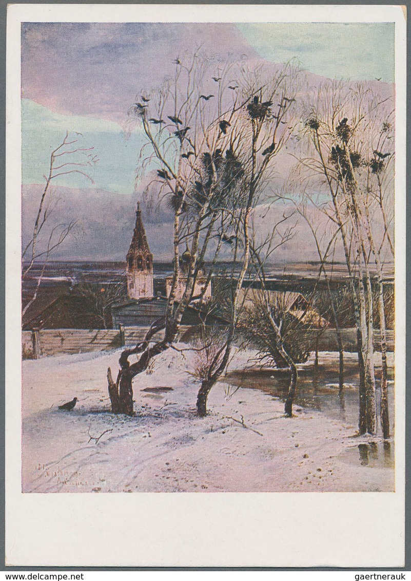 Sowjetunion - Ganzsachen: 1929, Complete Set Of 24 Unused Picture Postcards Of The Tretyakov-Gallery - Ohne Zuordnung