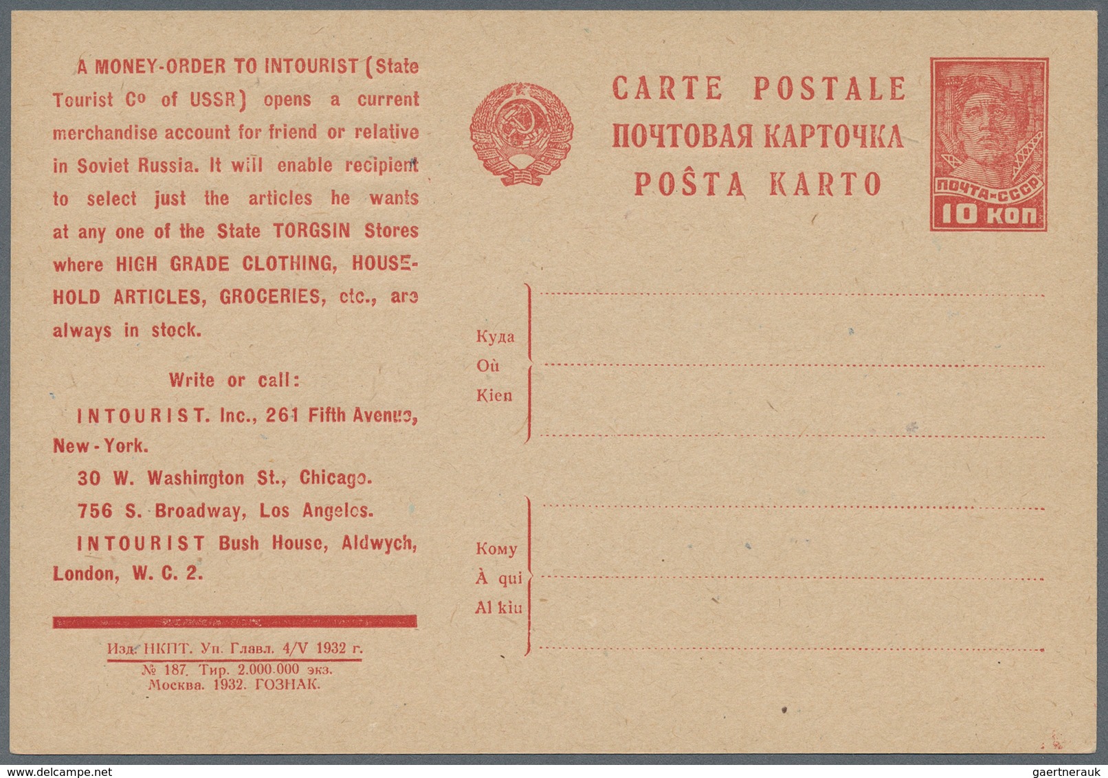 Sowjetunion - Ganzsachen: 1929/32 ca. 17 unused and used pictured propaganda postal stationery cards