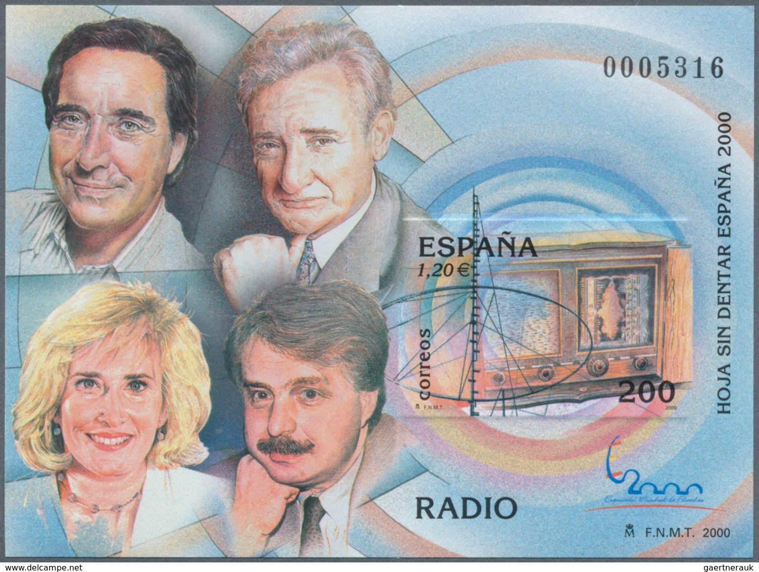 Spanien: 2000. Espana 2000 Intl. Philatelic Exhibition - Set of 11 imperforate souvenir sheets overp