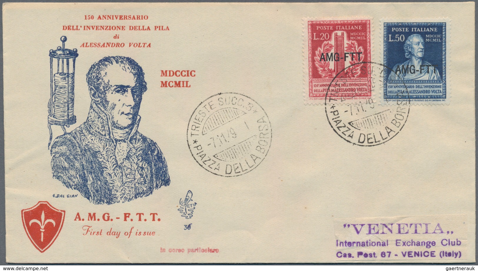 Triest - Zone A: 1947/1953, Collection Of 48 F.d.c. Incl. Better Pieces Like 1947/1948 Overprints, A - Usati