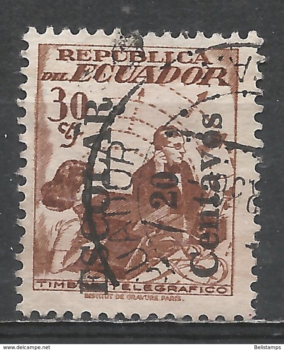 Ecuador 1954. Scott #RA66 (U) Telegraph Stamp ** Complete Issue - Equateur