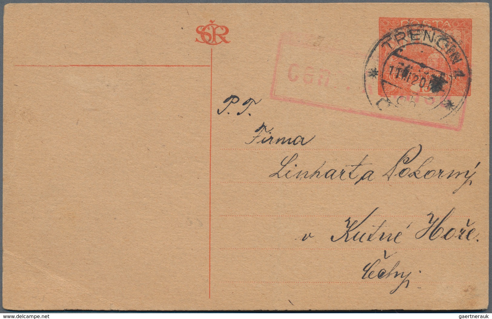 Tschechoslowakei: 1870/2000 (ca.), holding of apprx. 400 covers/cards, incl. stationeries, attractiv