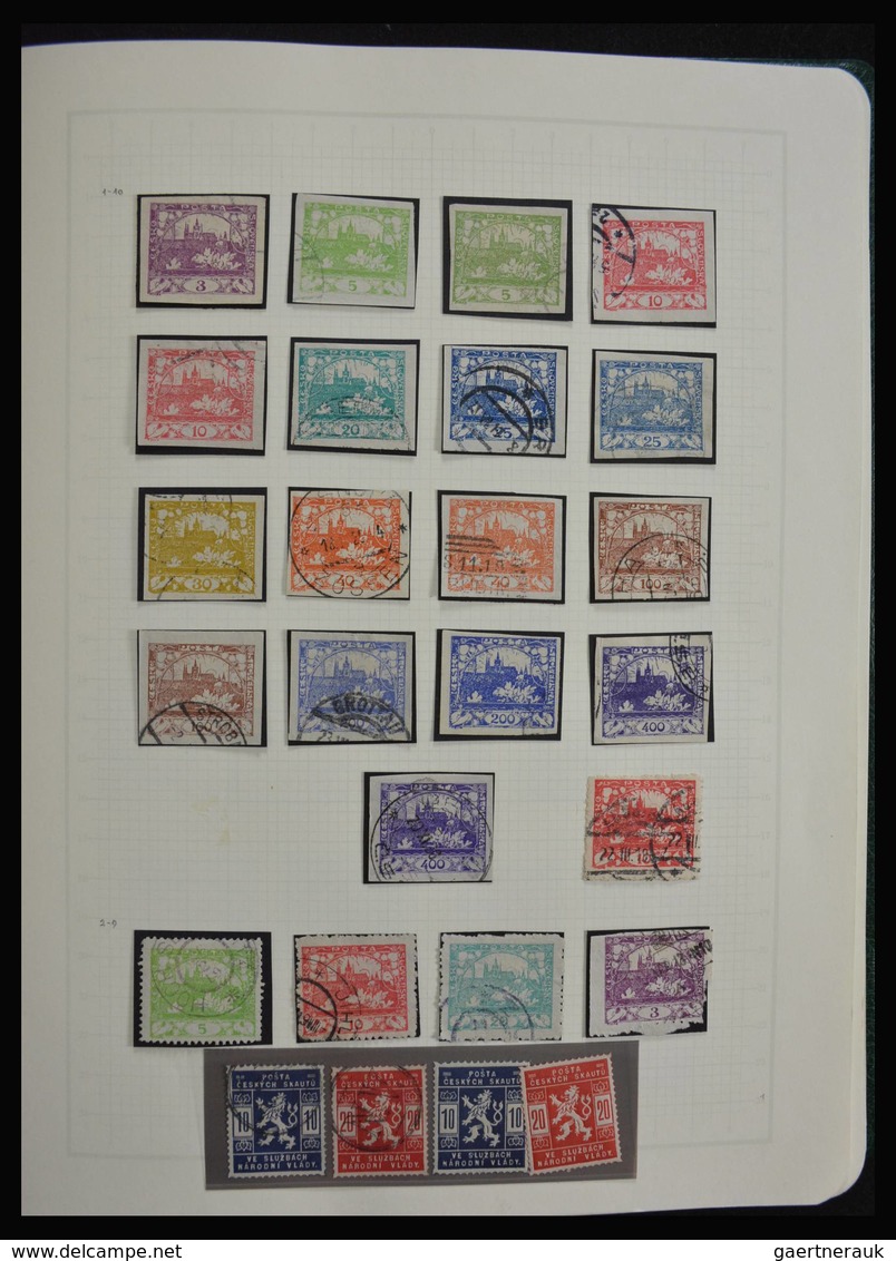 Tschechoslowakei: 1918-1992: Very Extensive, MNH, Mint Hinged And Used Collection Czechoslovakia 191 - Briefe U. Dokumente