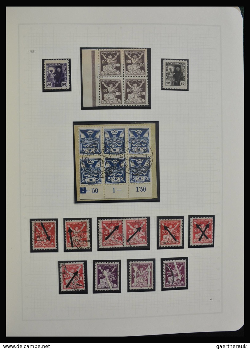 Tschechoslowakei: 1918-1992: Very extensive, MNH, mint hinged and used collection Czechoslovakia 191