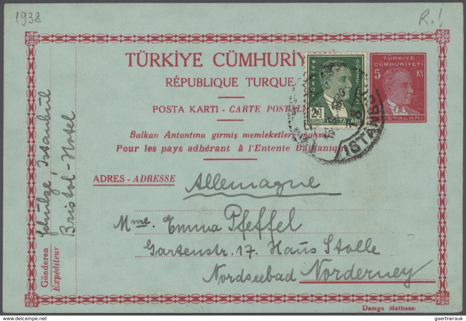 Türkei: 1863-1970, Comprehensive Collection Mounted On Self Made Album Leaves In Two Boxes, Starting - Gebraucht