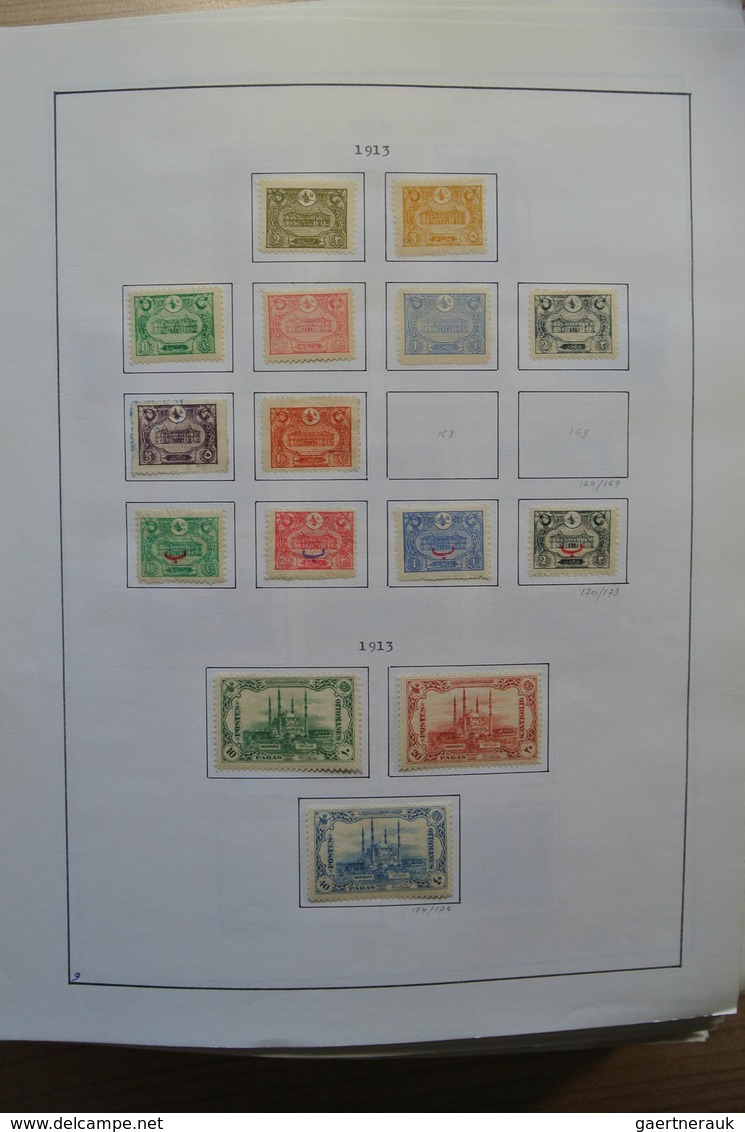 Türkei: 1863-1994: Well Filled, MNH, Mint Hinged And Used Collection Turkey 1863-1994 On Blanc Pages - Used Stamps