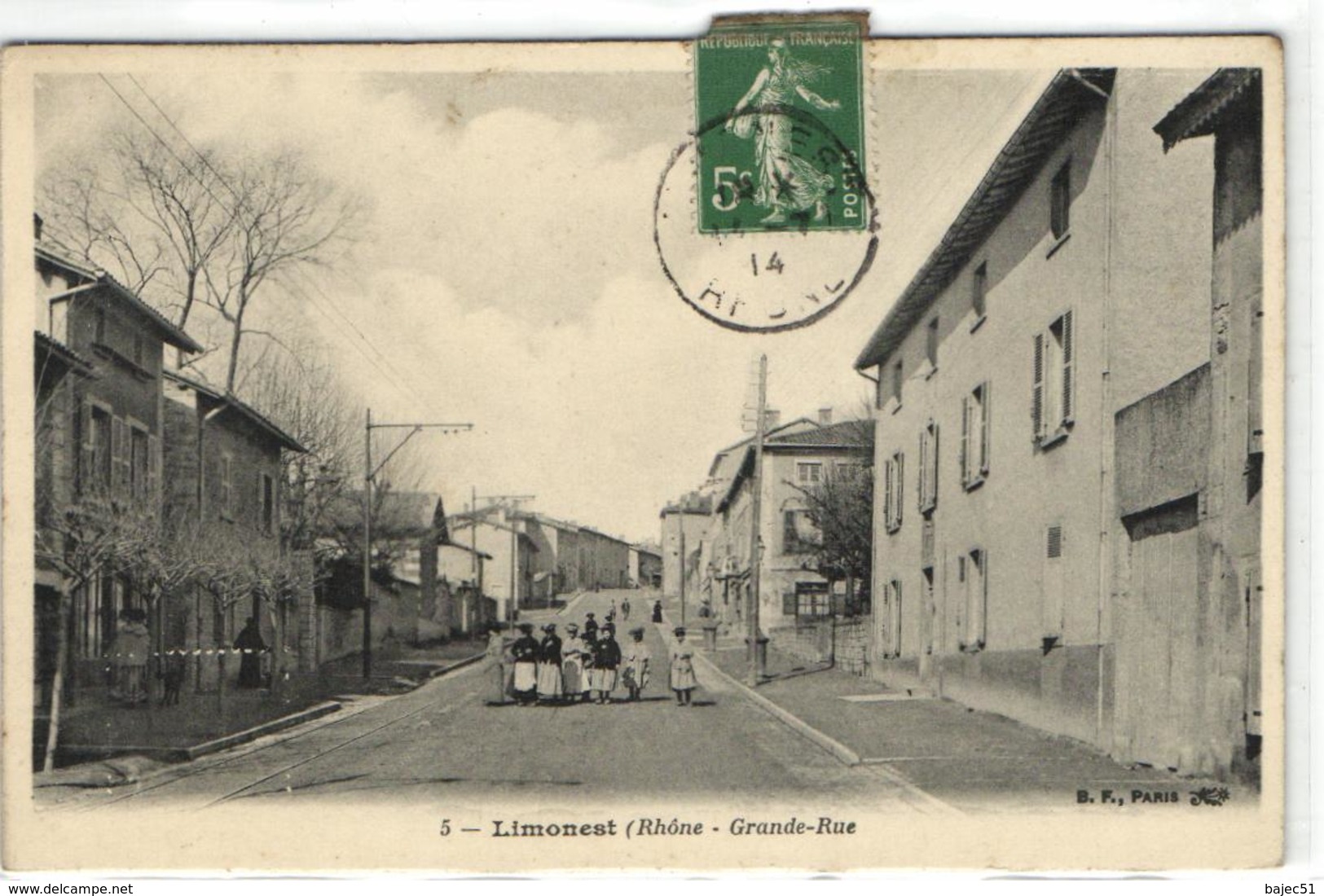 1 Cpa Limonest - Grande Rue - Limonest