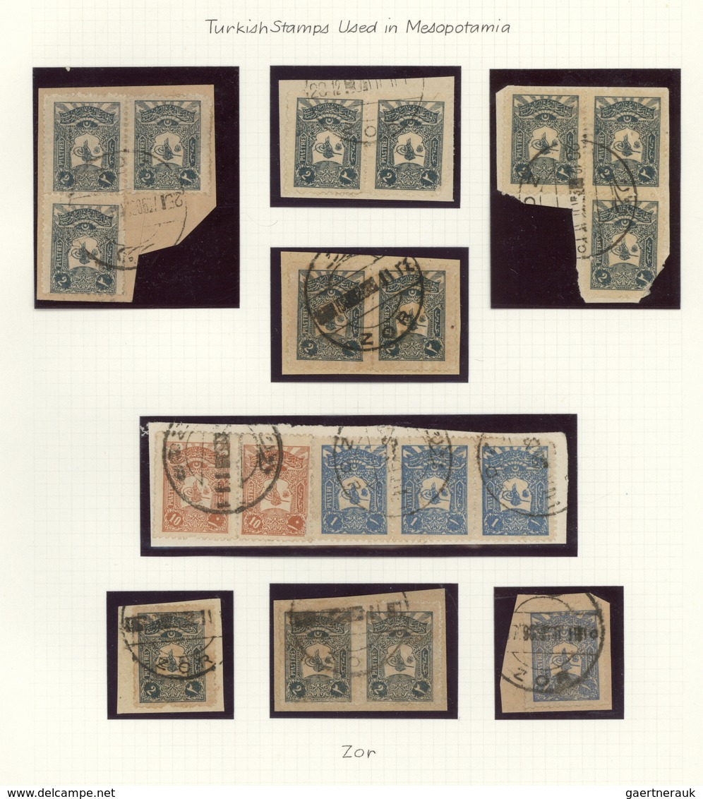 Türkei: 1880/1906, Collection Of About 100 Stamps Some Units Or On Piece. Large Part Turkish Stamps - Gebraucht