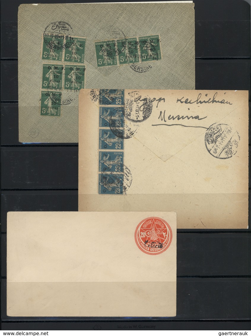 Türkei - Cilicien: 1919/1921, Mainly Mint Collection Of Apprx. 200 Stamps Plus A Few Covers. Interes - 1920-21 Kleinasien