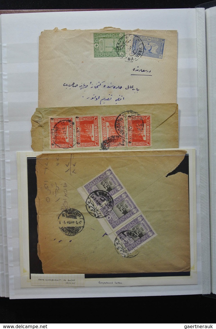 Türkei - Stempel: Nice Lot Cancels Of Turkey In 3 Stockbooks, Including Cancels Used In Greece, Vari - Sonstige & Ohne Zuordnung