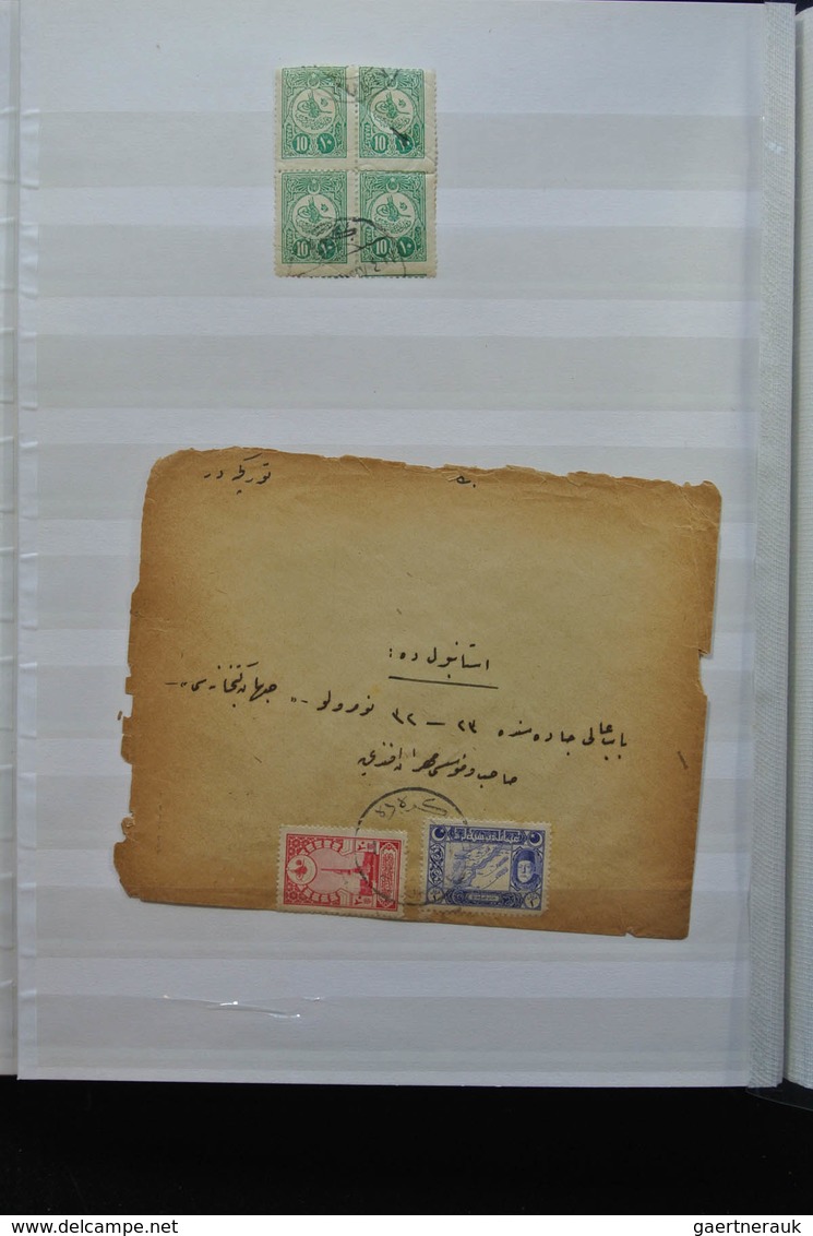 Türkei - Stempel: Nice lot cancels of Turkey in 3 stockbooks, including cancels used in Greece, vari