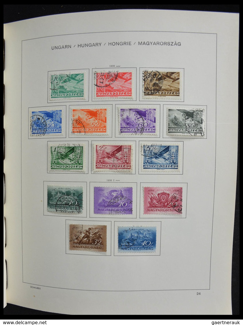 Ungarn: 1871-1989: Very well filled, MNH, mint hinged and used, partly double collection Hungary 187