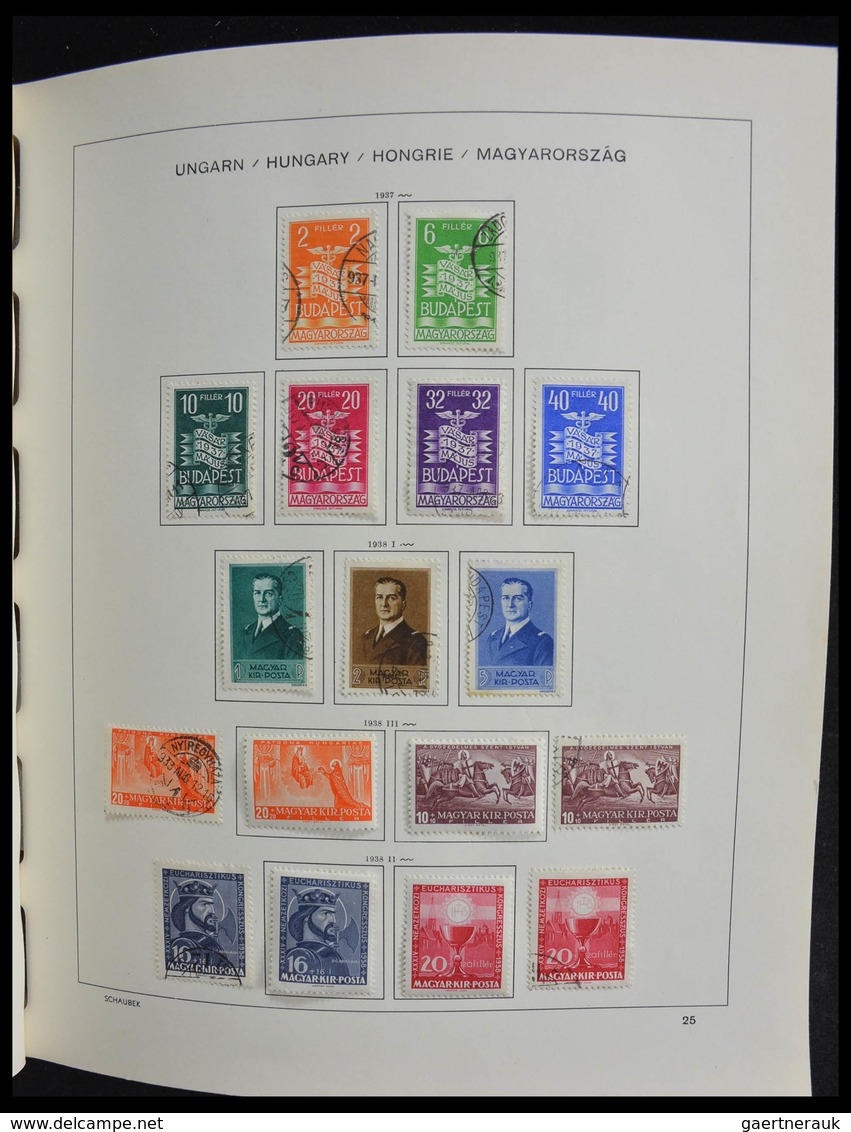 Ungarn: 1871-1989: Very well filled, MNH, mint hinged and used, partly double collection Hungary 187