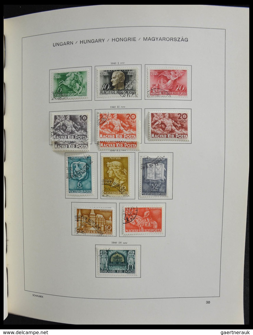 Ungarn: 1871-1989: Very well filled, MNH, mint hinged and used, partly double collection Hungary 187