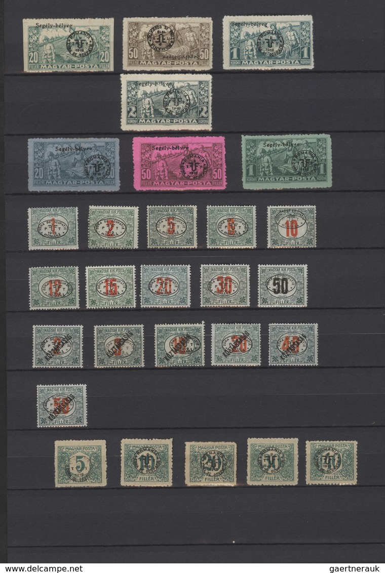 Ungarn - Besetzte Gebiete: Debrecen (Debreczin): 1919/1920, Mint Collection Of More Than 150 Stamps, - Debreczin