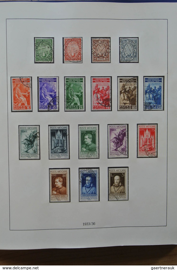 Vatikan: 1929-1984: Complete, MNH, Mint Hinged And Used Collection Vatican 1929-1984 In Lindner Albu - Sammlungen