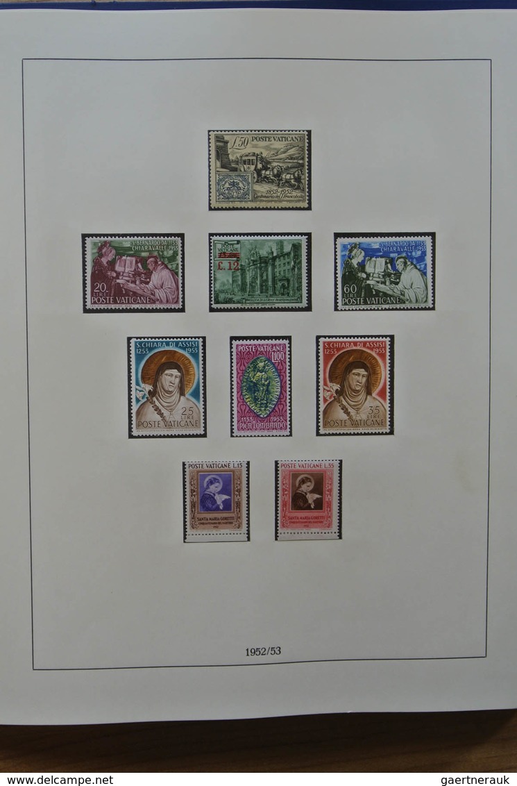 Vatikan: 1929-1984: Complete, MNH, Mint Hinged And Used Collection Vatican 1929-1984 In Lindner Albu - Sammlungen