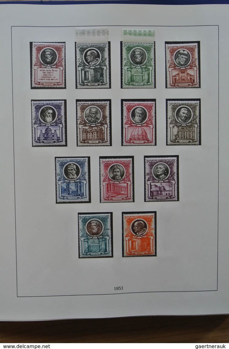 Vatikan: 1929-1984: Complete, MNH, Mint Hinged And Used Collection Vatican 1929-1984 In Lindner Albu - Sammlungen