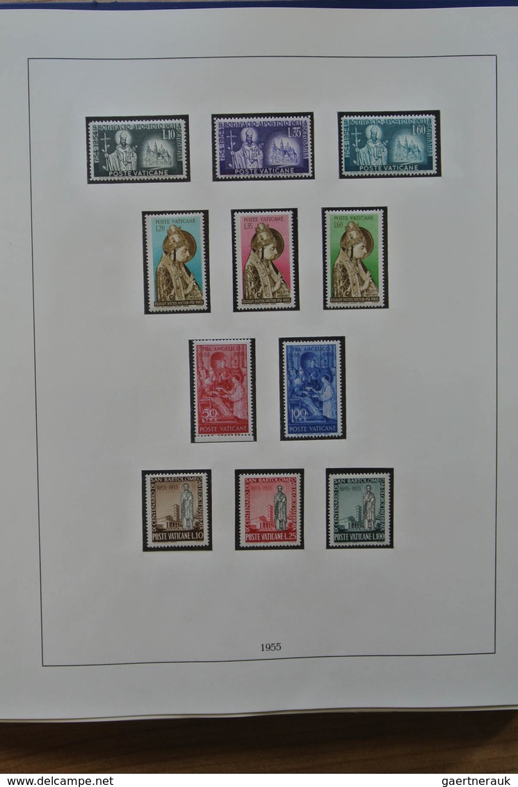 Vatikan: 1929-1984: Complete, MNH, mint hinged and used collection Vatican 1929-1984 in Lindner albu