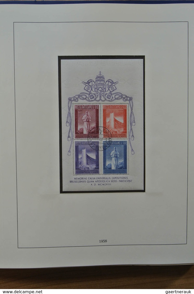 Vatikan: 1929-1984: Complete, MNH, mint hinged and used collection Vatican 1929-1984 in Lindner albu