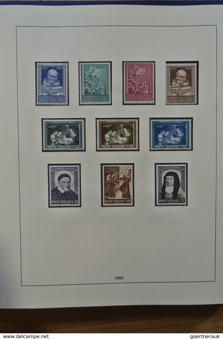 Vatikan: 1929-1984: Complete, MNH, mint hinged and used collection Vatican 1929-1984 in Lindner albu