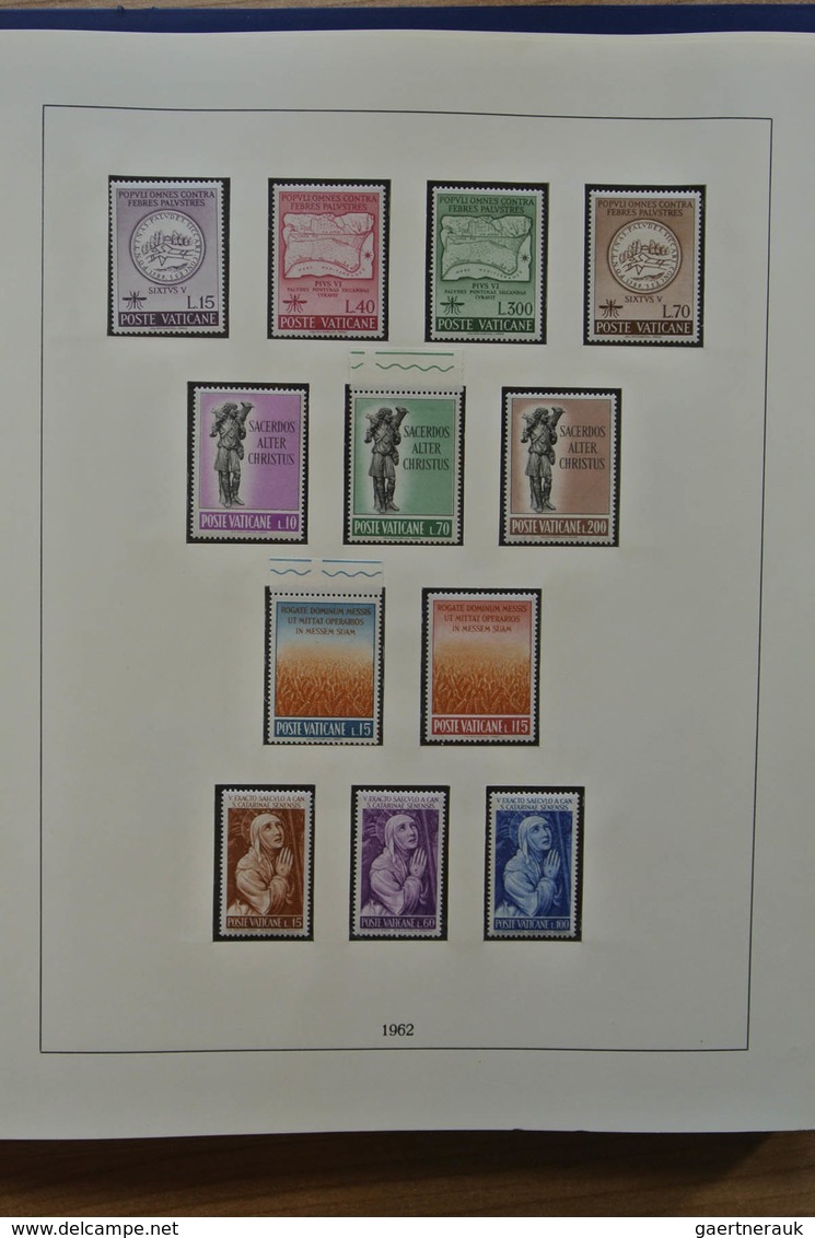 Vatikan: 1929-1984: Complete, MNH, mint hinged and used collection Vatican 1929-1984 in Lindner albu