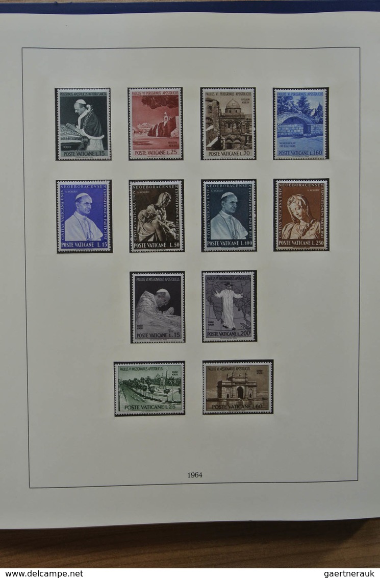 Vatikan: 1929-1984: Complete, MNH, mint hinged and used collection Vatican 1929-1984 in Lindner albu