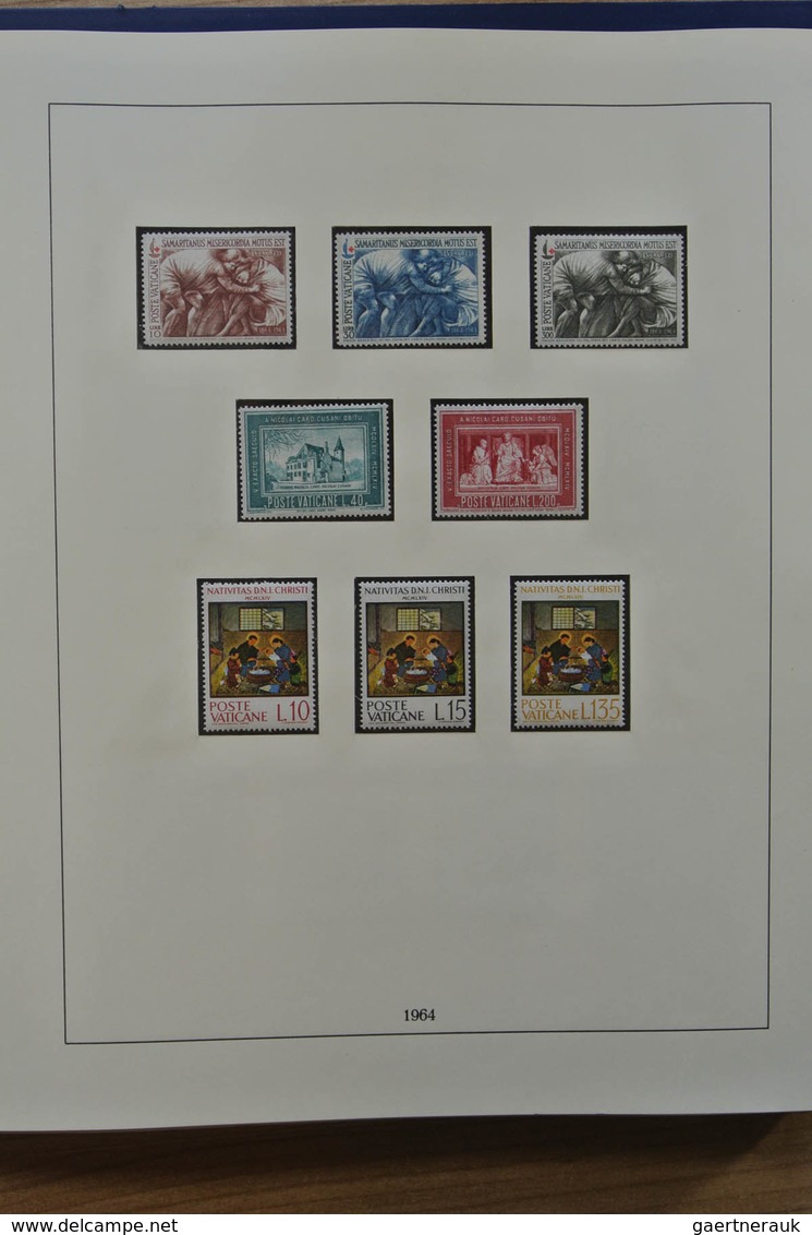 Vatikan: 1929-1984: Complete, MNH, mint hinged and used collection Vatican 1929-1984 in Lindner albu