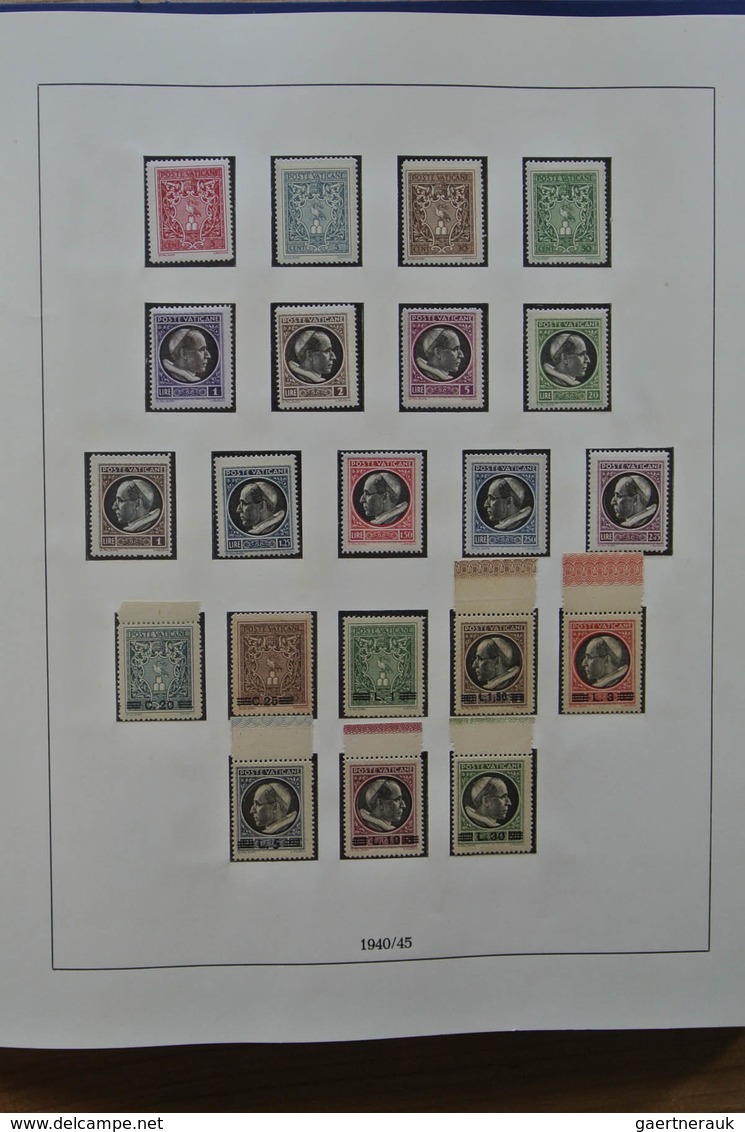 Vatikan: 1929-1984: Complete, MNH, mint hinged and used collection Vatican 1929-1984 in Lindner albu