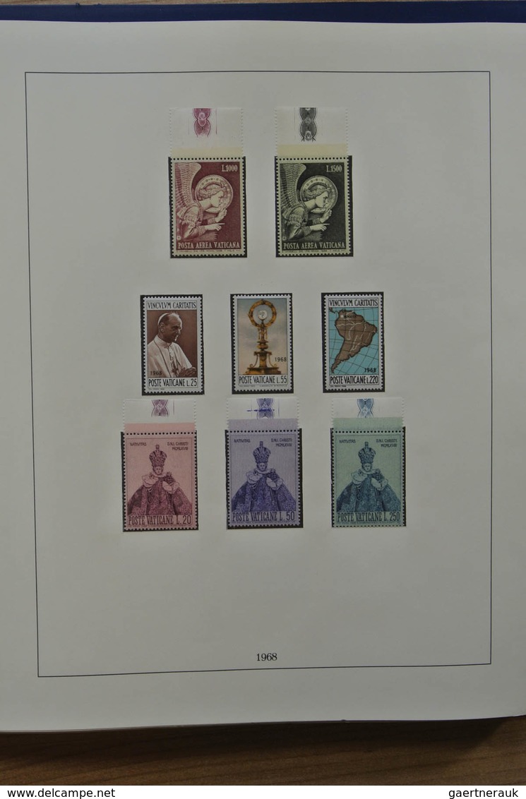 Vatikan: 1929-1984: Complete, MNH, mint hinged and used collection Vatican 1929-1984 in Lindner albu