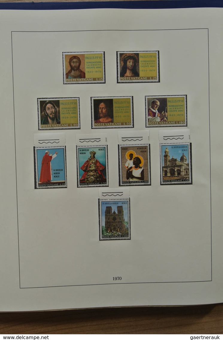 Vatikan: 1929-1984: Complete, MNH, mint hinged and used collection Vatican 1929-1984 in Lindner albu