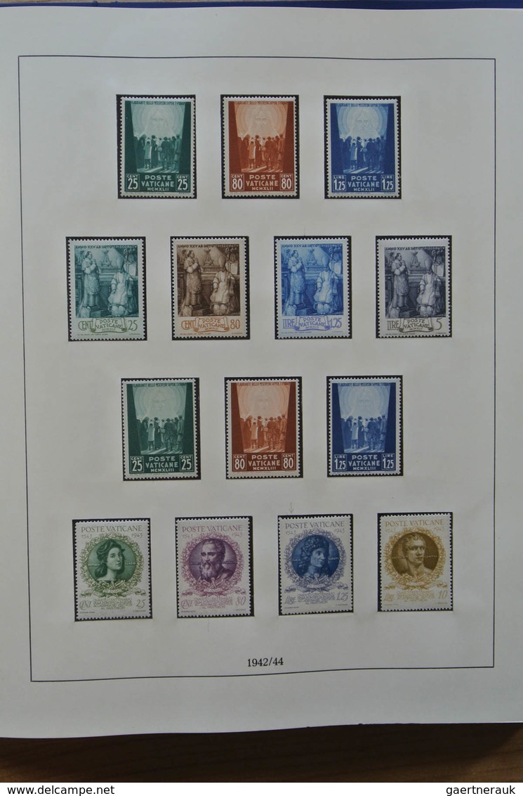 Vatikan: 1929-1984: Complete, MNH, mint hinged and used collection Vatican 1929-1984 in Lindner albu