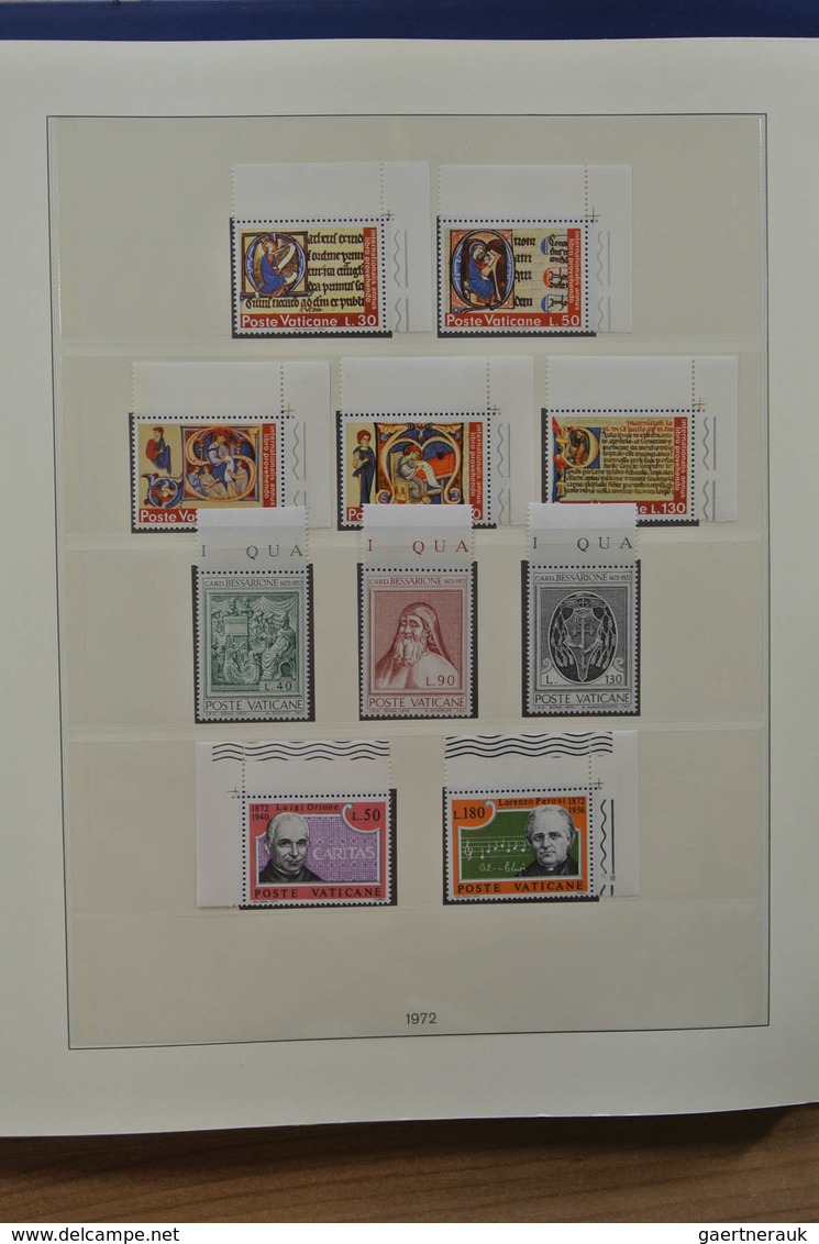 Vatikan: 1929-1984: Complete, MNH, mint hinged and used collection Vatican 1929-1984 in Lindner albu