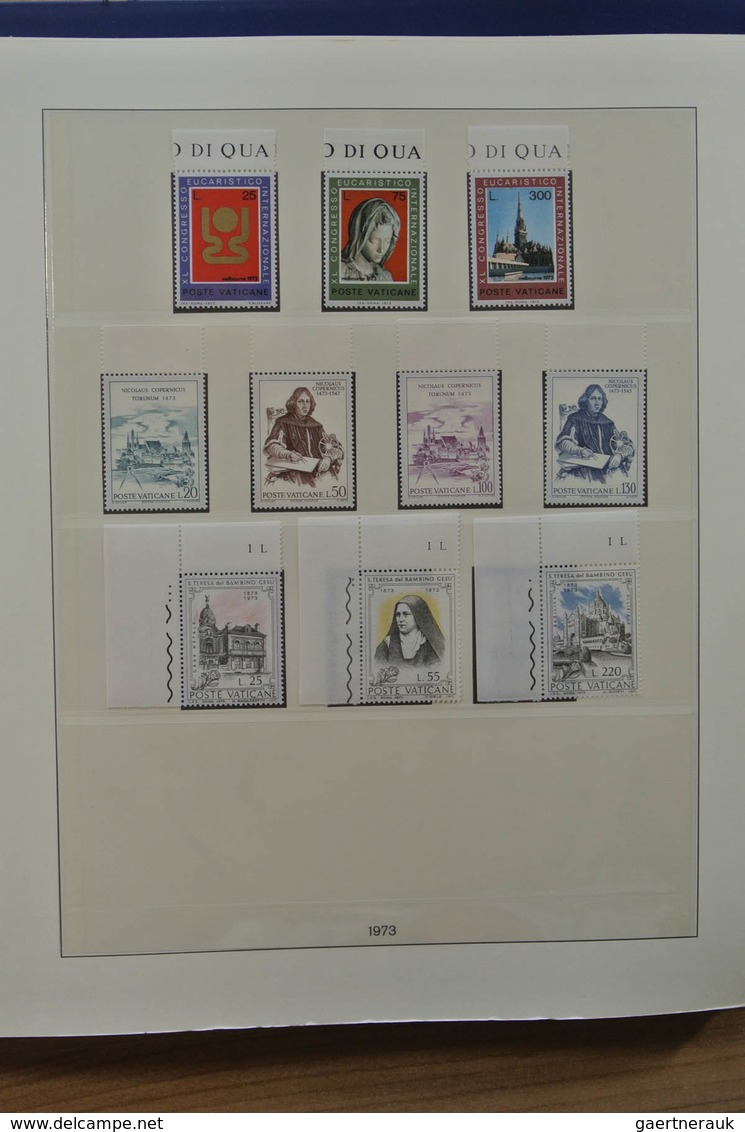 Vatikan: 1929-1984: Complete, MNH, mint hinged and used collection Vatican 1929-1984 in Lindner albu