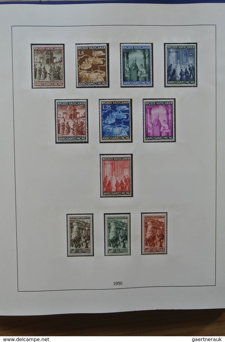 Vatikan: 1929-1984: Complete, MNH, mint hinged and used collection Vatican 1929-1984 in Lindner albu