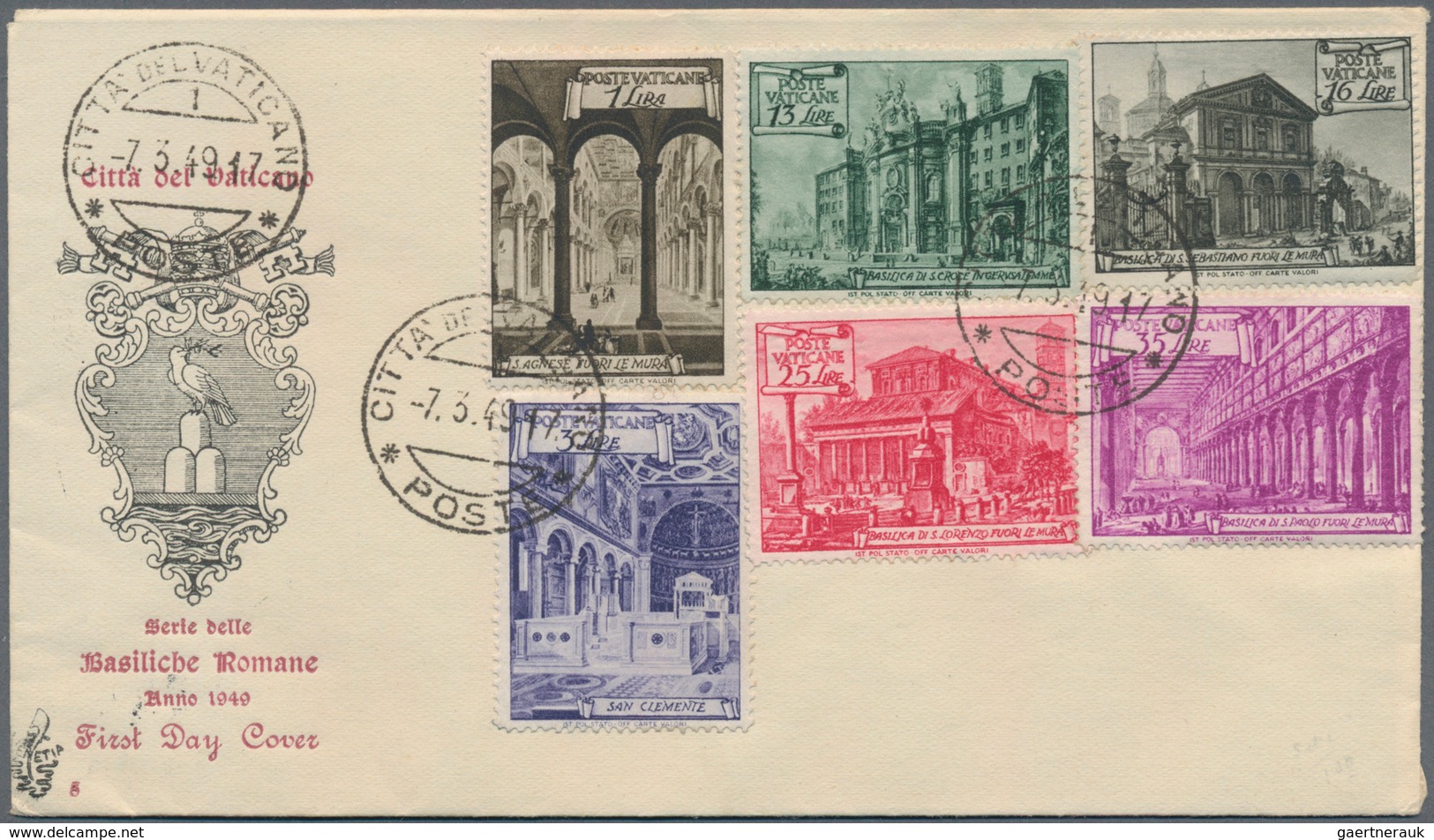 Vatikan: 1939/1966, Assortment Of Apprx. 63 Covers/cards Incl. Better F.d.c. Like 1949 Definitives " - Sammlungen