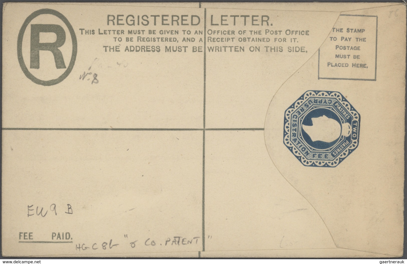 Zypern - Ganzsachen: 1880/1981, Lot Of Ca. 37 Postal Stationery Covers, Unused, Only Better Items, I - Other & Unclassified