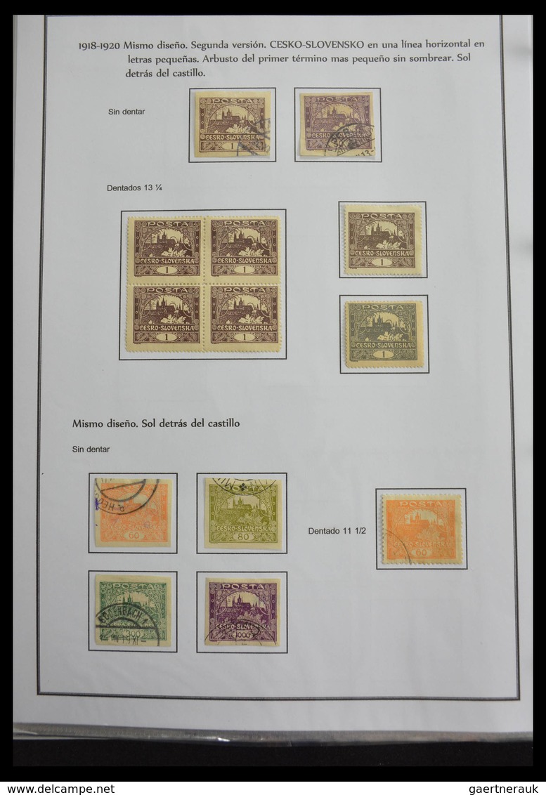 Europa: 1866-1943: Album with a mint hinged and used collection countries from the Balkans like Serb