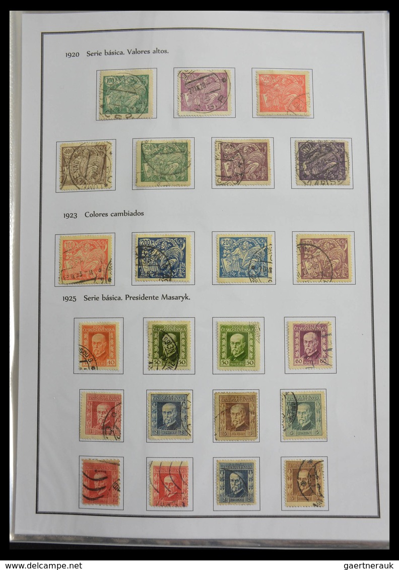 Europa: 1866-1943: Album with a mint hinged and used collection countries from the Balkans like Serb