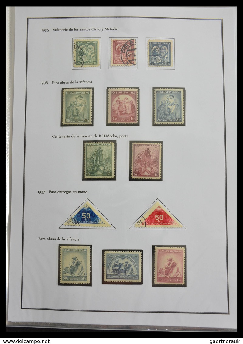 Europa: 1866-1943: Album with a mint hinged and used collection countries from the Balkans like Serb