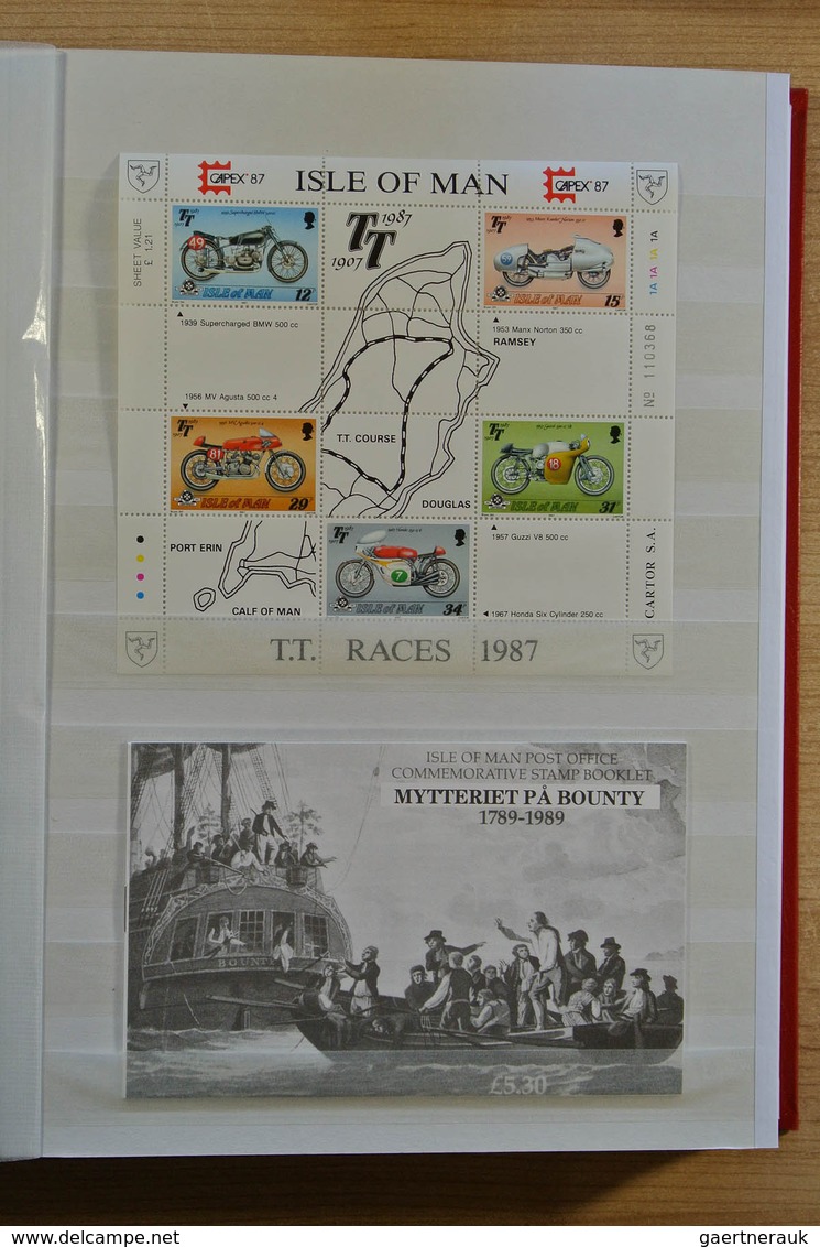 Europa - West: Collection of ca. 550 MNH souvenir sheets (and some stampbooklets) of Western Europe