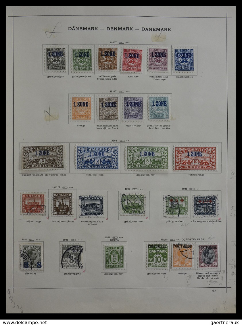 Skandinavien: 1851-1955: Virtually complete collection of the different countries, in mainly very go