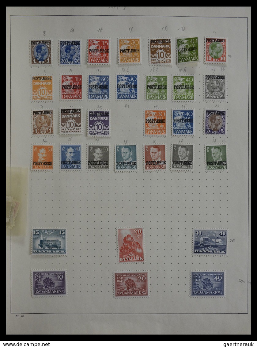 Skandinavien: 1851-1955: Virtually complete collection of the different countries, in mainly very go