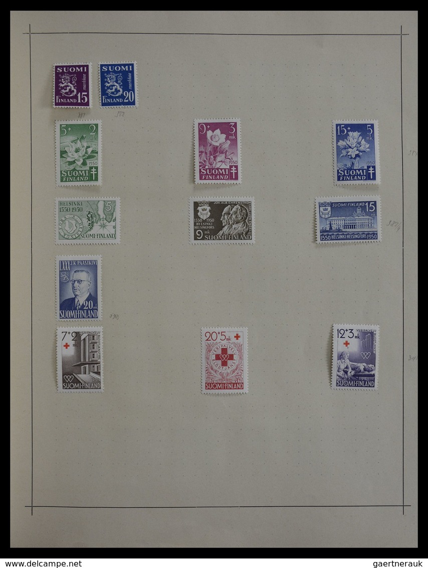 Skandinavien: 1851-1955: Virtually complete collection of the different countries, in mainly very go