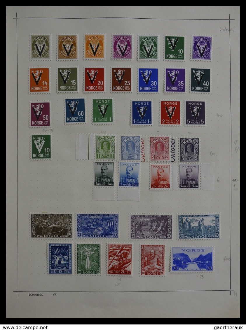 Skandinavien: 1851-1955: Virtually complete collection of the different countries, in mainly very go